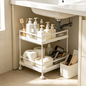 AquaTier Under Sink Storage Shelf